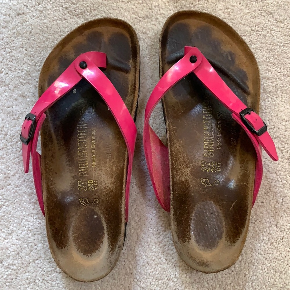 Authentic Birkenstock hot pink size 37 sandal